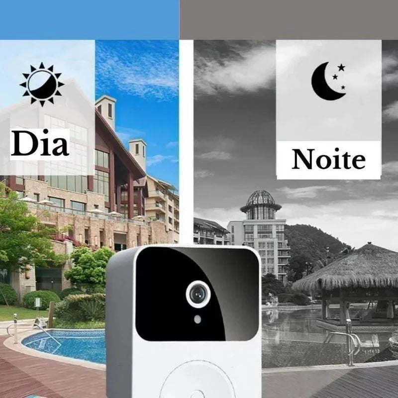 Campainha Sem Fio Nano Vision 4K ALTA SEGURANÇA [Compre 1 Leve 2]